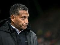 RKC trainer Henk Fraser is present during the match between Utrecht and RKC at Stadium de Galgenwaard in Utrecht, Netherlands, on October 5,...