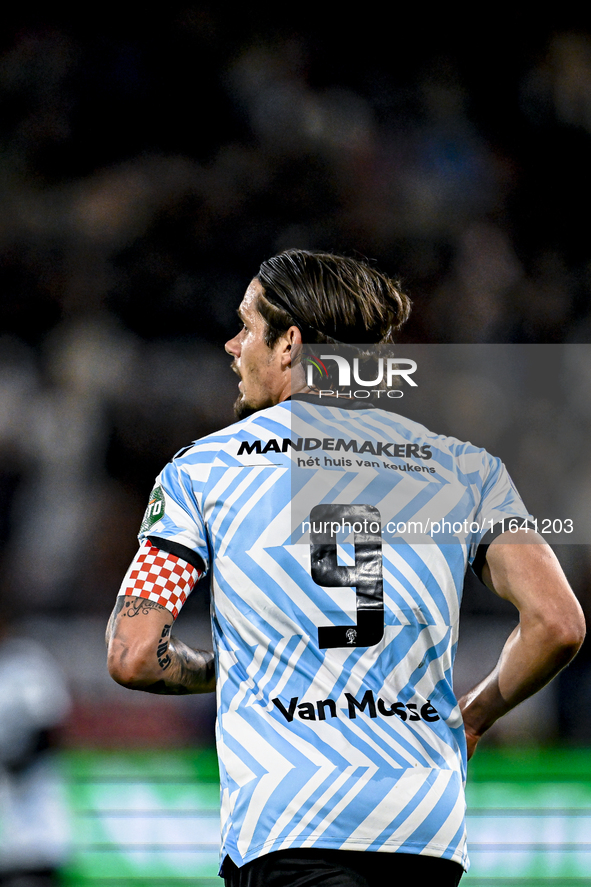 RKC forward Oskar Zawada plays during the match between Utrecht and RKC at Stadium de Galgenwaard in Utrecht, Netherlands, on October 5, 202...