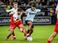 FC Utrecht defender Souffian El Karouani and RKC midfielder Yassin Oukili play during the match between Utrecht and RKC at Stadium de Galgen...