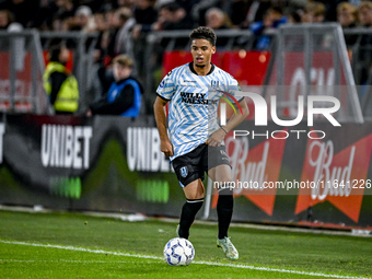 RKC midfielder Daouda Weidmann plays during the match between Utrecht and RKC at Stadium de Galgenwaard in Utrecht, Netherlands, on October...