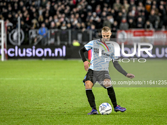 RKC forward Sylvester van der Water plays during the match between Utrecht and RKC at Stadium de Galgenwaard in Utrecht, Netherlands, on Oct...