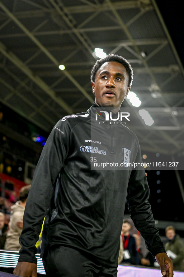 RKC midfielder Kevin Felida plays during the match between Utrecht and RKC at Stadium de Galgenwaard in Utrecht, Netherlands, on October 5,...