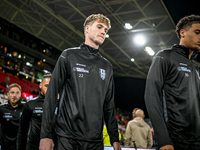 RKC midfielder Tim van der Loo plays during the match between Utrecht and RKC at Stadium de Galgenwaard in Utrecht, Netherlands, on October...