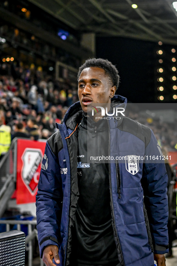 RKC midfielder Kevin Felida plays during the match between Utrecht and RKC at Stadium de Galgenwaard in Utrecht, Netherlands, on October 5,...