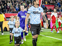 RKC forward Oskar Zawada plays during the match between Utrecht and RKC at Stadium de Galgenwaard in Utrecht, Netherlands, on October 5, 202...