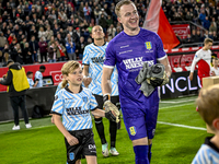 RKC goalkeeper Yanick van Osch plays during the match between Utrecht and RKC at Stadium de Galgenwaard in Utrecht, Netherlands, on October...