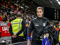 RKC goalkeeper Jeroen Houwen plays during the match between Utrecht and RKC at Stadium de Galgenwaard in Utrecht, Netherlands, on October 5,...