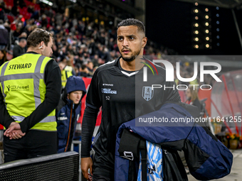 RKC midfielder Mohamed Ihattaren plays during the match between Utrecht and RKC at Stadium de Galgenwaard in Utrecht, Netherlands, on Octobe...