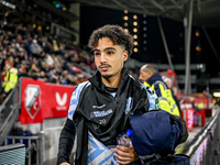 RKC forward Ilias Takidine plays during the match between Utrecht and RKC at Stadium de Galgenwaard in Utrecht, Netherlands, on October 5, 2...