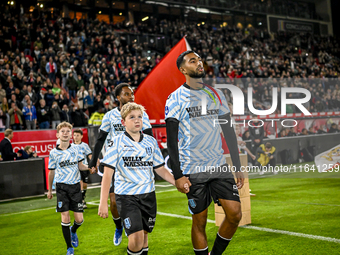 RKC midfielder Yassin Oukili plays during the match between Utrecht and RKC at Stadium de Galgenwaard in Utrecht, Netherlands, on October 5,...