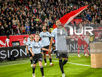 RKC midfielder Daouda Weidmann plays during the match between Utrecht and RKC at Stadium de Galgenwaard in Utrecht, Netherlands, on October...