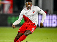 FC Utrecht forward Noah Ohio plays during the match between Utrecht and RKC at Stadium de Galgenwaard in Utrecht, Netherlands, on October 5,...