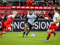 RKC forward Denilho Cleonise plays during the match between Utrecht and RKC at Stadium de Galgenwaard in Utrecht, Netherlands, on October 5,...