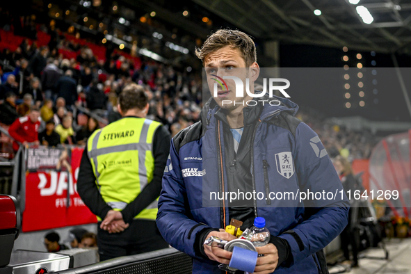 RKC midfielder Reuven Niemeijer plays during the match between Utrecht and RKC at Stadium de Galgenwaard in Utrecht, Netherlands, on October...