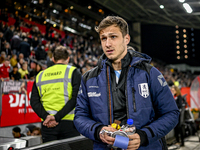 RKC midfielder Reuven Niemeijer plays during the match between Utrecht and RKC at Stadium de Galgenwaard in Utrecht, Netherlands, on October...