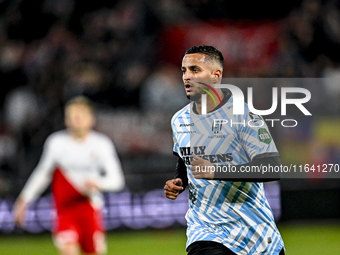 RKC midfielder Mohamed Ihattaren plays during the match between Utrecht and RKC at Stadium de Galgenwaard in Utrecht, Netherlands, on Octobe...