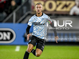 RKC forward Sylvester van der Water plays during the match between Utrecht and RKC at Stadium de Galgenwaard in Utrecht, Netherlands, on Oct...