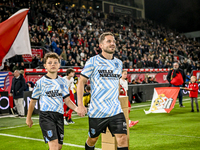 RKC defender Aaron Meijers plays during the match between Utrecht and RKC at Stadium de Galgenwaard in Utrecht, Netherlands, on October 5, 2...