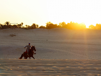 The Magic Lake is a lake located in Wadi El Hitan in Fayoum. It overlooks sand dunes and provides the opportunity to witness sunsets. The la...