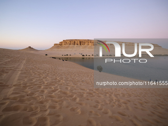 The Magic Lake is a lake located in Wadi El Hitan in Fayoum. It overlooks sand dunes and provides the opportunity to witness sunsets. The la...