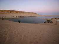 The Magic Lake is a lake located in Wadi El Hitan in Fayoum. It overlooks sand dunes and provides the opportunity to witness sunsets. The la...