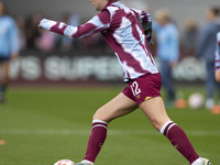 Emma Harries #12 of West Ham United F.C. warms up during the Barclays FA Women's Super League match between Manchester City and West Ham Uni...