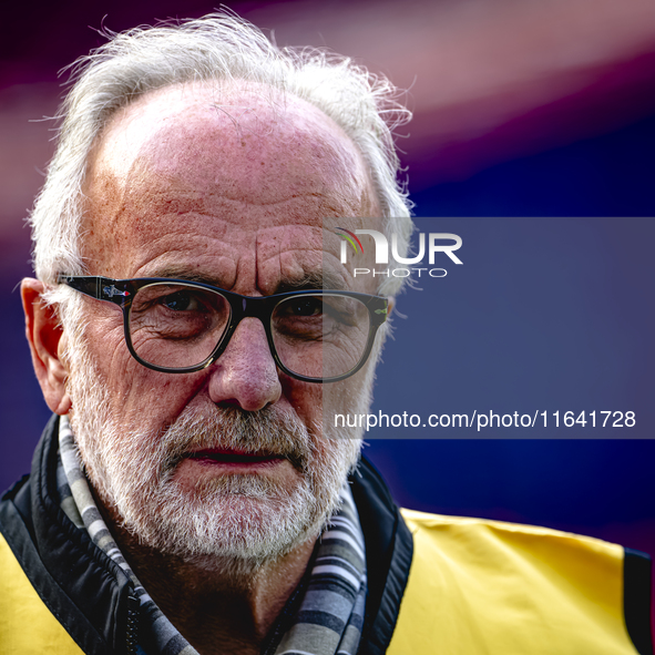 Photographer Broer van de Boom captures the match between Feyenoord and Twente at the Feyenoord stadium De Kuip for the Dutch Eredivisie sea...