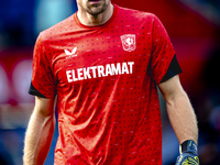 FC Twente goalkeeper Lars Unnerstall is present during the match between Feyenoord and Twente at the Feyenoord stadium De Kuip for the Dutch...