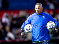 FC Twente goalkeepers trainer Rein Baart is present during the match between Feyenoord and Twente at the Feyenoord stadium De Kuip for the D...