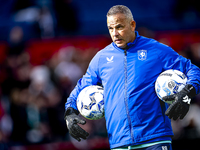 FC Twente goalkeepers trainer Rein Baart is present during the match between Feyenoord and Twente at the Feyenoord stadium De Kuip for the D...