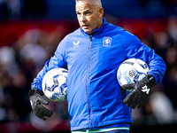 FC Twente goalkeepers trainer Rein Baart is present during the match between Feyenoord and Twente at the Feyenoord stadium De Kuip for the D...