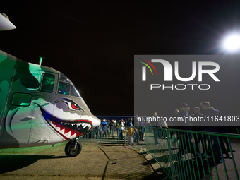 A Short SC.7 Skyvan is seen during the Night of Aviation at the Warsaw Institute of Aviation in Warsaw, Poland on 04 October, 2024. The annu...