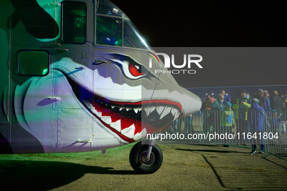 A Short SC.7 Skyvan is seen during the Night of Aviation at the Warsaw Institute of Aviation in Warsaw, Poland on 04 October, 2024. The annu...