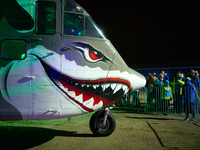 A Short SC.7 Skyvan is seen during the Night of Aviation at the Warsaw Institute of Aviation in Warsaw, Poland on 04 October, 2024. The annu...