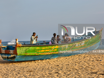 Paruthiyoor Beach is in Paruthiyoor, Kerala, India, on April 15, 2024. (