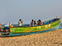 Paruthiyoor Beach is in Paruthiyoor, Kerala, India, on April 15, 2024. (