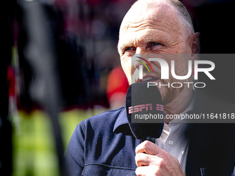 FC Twente trainer Joseph Oosting is present during the match between Feyenoord and Twente at the Feyenoord stadium De Kuip for the Dutch Ere...