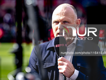 FC Twente trainer Joseph Oosting is present during the match between Feyenoord and Twente at the Feyenoord stadium De Kuip for the Dutch Ere...