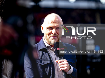 FC Twente trainer Joseph Oosting is present during the match between Feyenoord and Twente at the Feyenoord stadium De Kuip for the Dutch Ere...