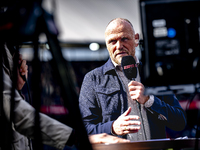 FC Twente trainer Joseph Oosting is present during the match between Feyenoord and Twente at the Feyenoord stadium De Kuip for the Dutch Ere...