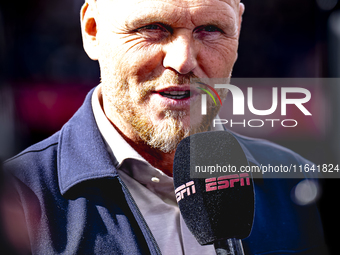 FC Twente trainer Joseph Oosting is present during the match between Feyenoord and Twente at the Feyenoord stadium De Kuip for the Dutch Ere...