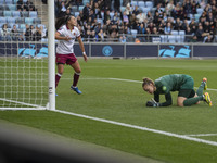 Lauren Hemp #11 of Manchester City W.F.C. scores a goal during the Barclays FA Women's Super League match between Manchester City and West H...