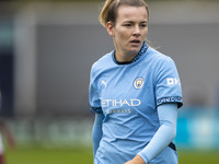 Lauren Hemp #11 of Manchester City W.F.C. participates in the Barclays FA Women's Super League match between Manchester City and West Ham Un...