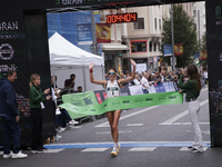 In Madrid, Spain, on October 6, Antonella Palmisano wins the international 10km race walk. (