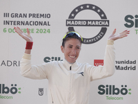 In Madrid, Spain, on October 6, Antonella Palmisano wins the international 10km race walk. (