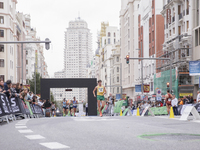 The race walker Marius Ziukas participates in the international 10km march race in Madrid, Spain, on October 6. (