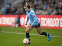 Lauren Hemp #11 of Manchester City W.F.C. is in possession of the ball during the Barclays FA Women's Super League match between Manchester...