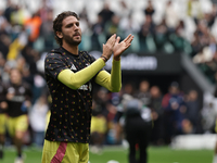 Manuel Locatelli participates in the Serie A 2024-2025 match between Juventus and Como in Turin, Italy, on August 19, 2024. (