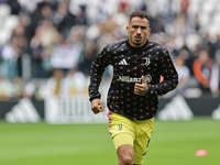 Danilo participates in the Serie A 2024-2025 match between Juventus and Como in Turin, Italy, on August 19, 2024. (