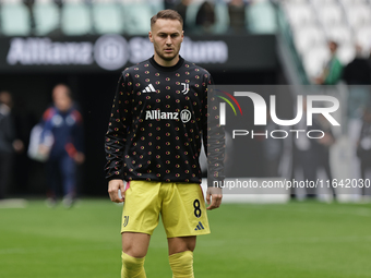 Teun Koopmeiners participates in the Serie A 2024-2025 match between Juventus and Como in Turin, Italy, on August 19, 2024. (